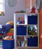 Habitat Set of 4 Plain Storage Boxes - Blue
