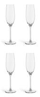 Habitat Portofino Set of 4 Champagne Flutes
