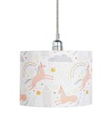 Habitat Kids White Unicorn Easy Fit Drum Lampshade - 25cm