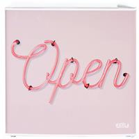 Kuhla KTTF0E6W-1025 Table Top Fridge - Pink And White