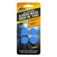 Armor All Screen Wash Drop In Tabs - Pack of 4