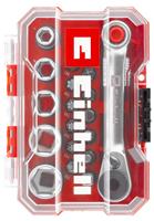 Einhell 21 Piece XS-CASE Screwdriver Bit Set with Mini Ratchet