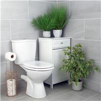 Beldray Antibac Plastic Soft Close Toilet Seat - White