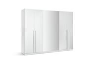Habitat Munich 6 Door 2 Mirror Wardrobe - White