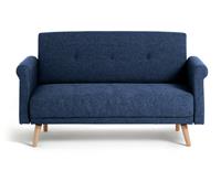 Habitat Evie Fabric 2 Seater Sofa in a box - Navy Blue