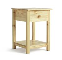 Argos Home Scandinavia 1 Drawer Bedside Table - Pine