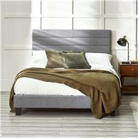 Julian Bowen Merida Kingsize Linen Bedframe - Grey