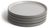 Habitat Speckle Set of 4 Side Plate - Grey