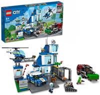 LEGO City Police Station Bin Lorry & Helicopter Toy 60316