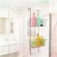 Beldray Antirust 2 Tier Metal Hanging Shower Caddy - Chrome