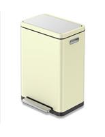 EKO X Cube 40 Litre Kitchen Recycling Bin - Cream