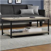 Dorel Elmwood Rectangular Coffee Table - Light Wood
