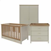 Babymore Mira 3 Piece Room Set - Cashmere Warm Oak