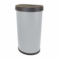 Moda Elegance 42 Litre Kitchen Touch Top Bin - Light Grey