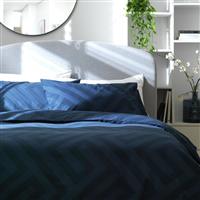 Argos Home Geo Navy Bedding Set - Single