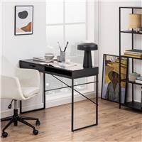 Furniture To Go Seaford 1 Drawer Desk - Black