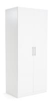 Habitat Munich 2 Door Wardrobe - White Gloss