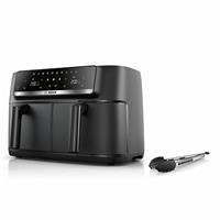 Bosch Series 4 MAFD440B7G Double Drawer 9L Air Fryer with Tongs - Black