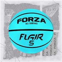 FORZA Size 5 Flair Rubber Basketball - Blue