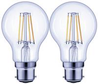 Argos Home 5.9W LED BC Dimmable Light Bulb - 2 Pack