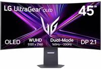 LG UltraGear 45Inch 165Hz WUHD OLED Curved Gaming Monitor