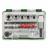 Bosch 27 Piece Screwdriver Bit Set with Ratchet
