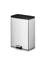 EKO Essential 40 Litre Kitchen Recycling Bin - Stainless Steel