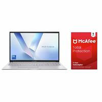 ASUS Vivobook 17 17in 8GB 128GB Laptop Bundle - Silver