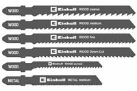 Einhell 10 Piece T-Shank Jigsaw Blade Set