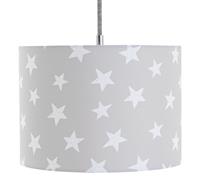 Habitat Kids Little Star Print Drum Lamp Shade - Grey