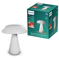 Philips LED Mycena Metal Rechargeable Table Lamp - White