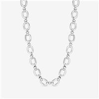 Jon Richard Silver Plated Open Link Necklace