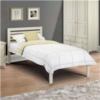 Julian Bowen Slocum Solid Pine Single Bedframe - White