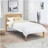 Julian Bowen Slocum Single Solid Pine Bedframe - Antique Pine