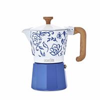 La Cafetiere Venice 6 Cup 290ml Espresso- Blue Fiorato