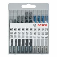Bosch 10 Piece Wood and Metal Jigsaw Blade Set