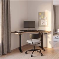 Koble Gino Corner Height Adjustable Desk - Black
