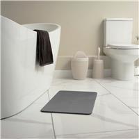 Addis Diatomite Stone Bath Mat - Charcoal