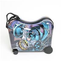 Batman 4 Wheel Hard Ride-On Kids Suitcase