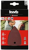 Einhell 15 Piece Delta Sandpaper Set