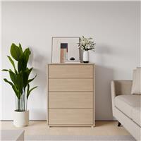Furniture To Go Alice Springs 4 Drawers Chest - Light Wood