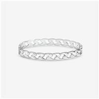 Jon Richard Silver Plated Chain Stainless Steel Bangle