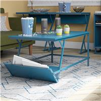 Dorel Regal Rectangular Coffee Table - Blue