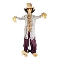 Premier Decorations Prelit Halloween Animated Shaking Scarecrow Decoration