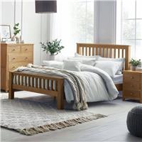 Julian Bowen Mallory HFE Kingsize Bedframe - Oak