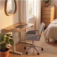 Koble Gino Corner Height Adjustable Desk - Black