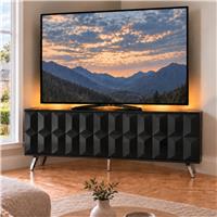 Frank Olsen Elevate 2 Door Corner TV Unit - Black