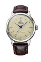 Orient Bambino Cream Dial Men's Brown Leather Strap Watch