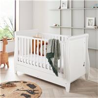 Babymore Stella Cot Bed - White