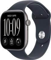 Apple Watch Series 12 GPS 46mm Aluminium Case Blue Sport Band - M/L